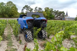 Robot viticole vignes étroites